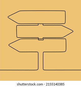continuous line drawing on board