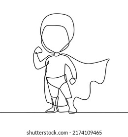 continuous line drawing on heroes