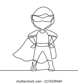 continuous line drawing on heroes