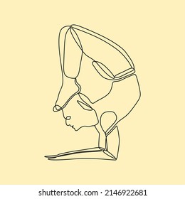 continuous line drawing on man
