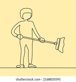 dibujar una línea continua sobre alguien es un barrido