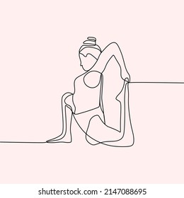 continuous line drawing on sport