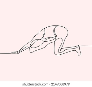 continuous line drawing on sport
