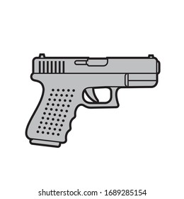 Dibujo continuo de Pistol 