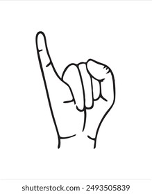 continuous line drawing promise gesture