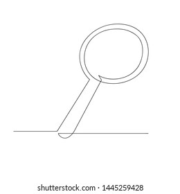 continuous line drawing of search. isolated sketch drawing of search line concept. outline thin stroke vector illustration