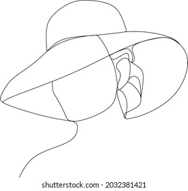 Continuous line, drawing of set faces and hairstyle, fashion concept, woman beauty minimalist, vector illustration . for t-shirt, slogan design print graphics style