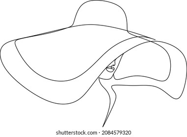 Continuous line, drawing of set faces and hairstyle, fashion concept, woman beauty minimalist, vector illustration for t-shirt, slogan design print graphics style