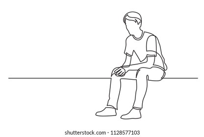 people sitting vector