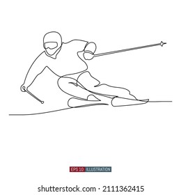 4,231 Skier drawing Images, Stock Photos & Vectors | Shutterstock