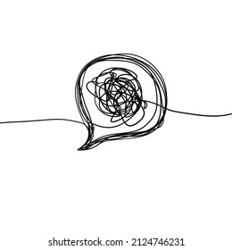 Continuous line drawing of speech bubbles. price tags, stickers, posters, badges, greeting bubble shaped banners in black and white single line Isolated on white background.