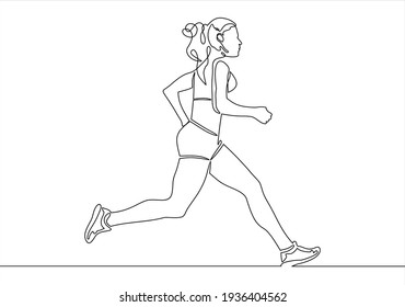 17,348 Girl Running Drawing Images, Stock Photos & Vectors | Shutterstock