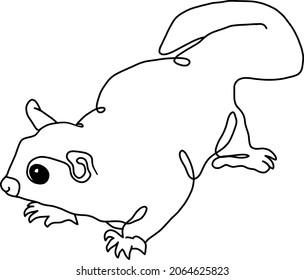 sugar gliders coloring pages