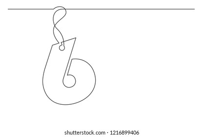 continuous line drawing of tag label number design