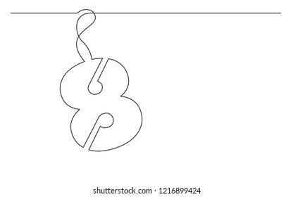 continuous line drawing of tag label number design