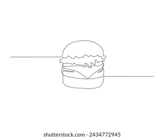 Continuous Line Drawing Of Teddy Bear. One Line Of Teddy Bear. Doll Continuous Line Art. Editable Outline.
