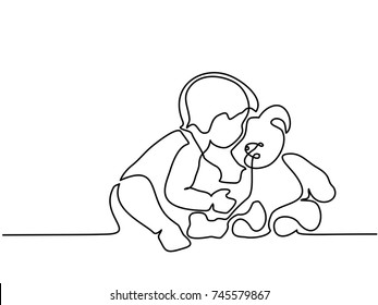 Line Drawing Children Playing Hd Stock Images Shutterstock