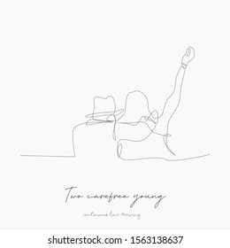 continuous line drawing 