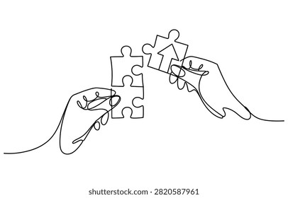 Continuous line drawing two