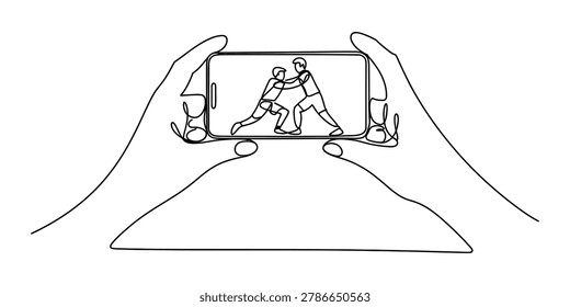 Continuous line drawing two