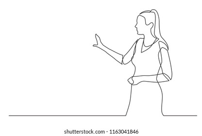 continuous line drawing of walking businessman in suit