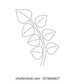 Continuous Line Drawing White Background. Line Illustration. Minimalist Prints. Vector EPS 10.