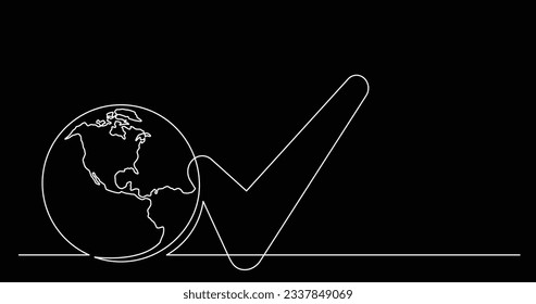 fortlaufende Linienzeichnung des Planeten mit markiertem Symbol