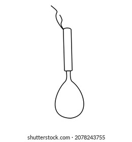 Continuous line drawing,spatula,sutil, sodet,sudip,cooking utensil,kitchen utensil
.Vector illustration of household appliance