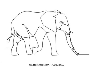 1,291 Elephant one line Stock Vectors, Images & Vector Art | Shutterstock