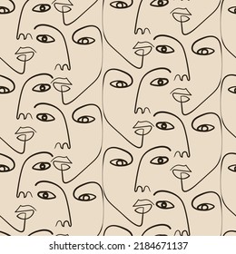 Kontinuierliche Linienzeichnung, minimalistische Illustration.