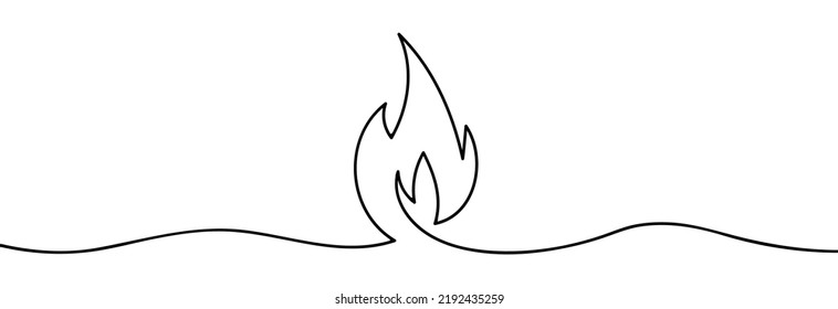 Continuous line of fire. one line.