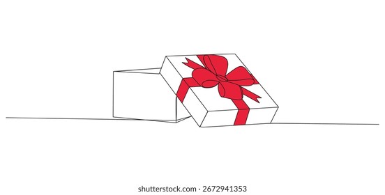 Línea continua de regalos para Navidades