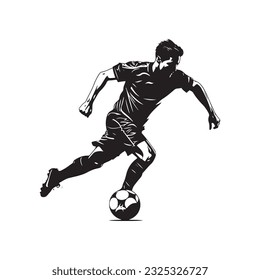 continuous line of goalkeeper training with honey, football player silhouette,