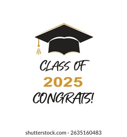 Continuous line graduation cap templet