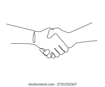 Continuous Line Handshake for Agreement and Partnership