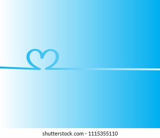Continuous line heart drawing. Minimal design.