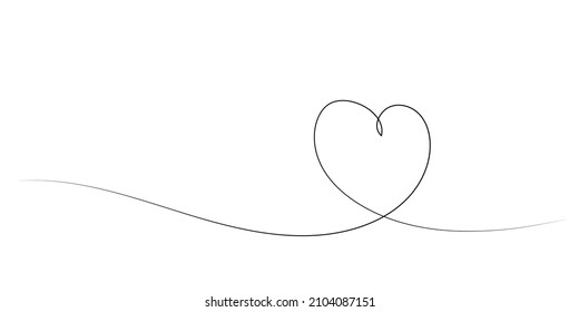 Continuous Line Heart Shape Border With Realistic Paper Heart On White Background For Valentines, Women, Mother Day Greeting Invitation Graphic Design
PNG