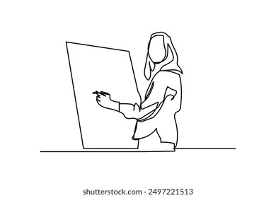 continuous line logo design teaching