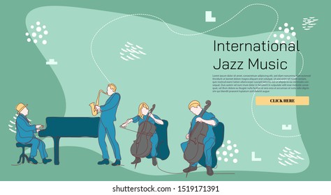 Continuous line, musicians, live performances, concerts, international music, jazz for internet advertisement.
Influencer marketing, social media or network promotion, SMM banner, landing page, flyer.