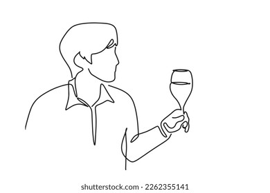 continuous line, one line
party, dining and drink illustration hand drawn simple vector