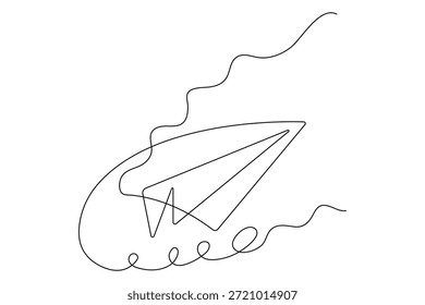 Konturentwurf für fortlaufende Papierebene