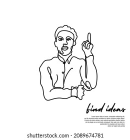 continuous line of people thinking.
continuous line vector of people finding ideas. free images of people thinking