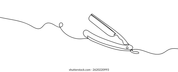 continuous line scraper Simple lines, transparent background.