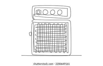 Continuous line of sound system speaker