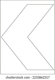 continuous line traffic signs logo black white background