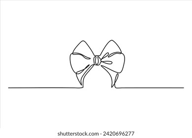 continuous line vector illustration design tape