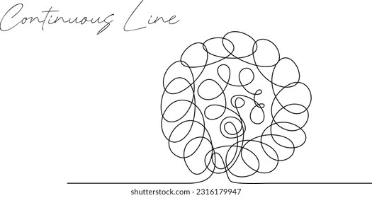 continuous line. White fish crackers or Indonesian traditional snack stall crackers