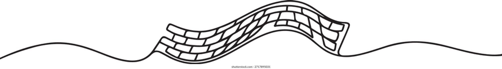 Fita De Linha De Acabamento De Uma Linha De Arte Contínua. Corrida final símbolo competição vitória minimalista vetor ilustração ícone. uma linha Ícone desenho
