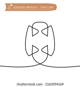 Continuous one  line bee logo vector icon, bumblebee outline monoline linear illustration. Vector one line logo icon or emblem of insect. Abstract modern design template. Concept for luxury jewelry.