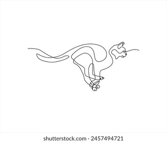 Kontinuierliches einzeiliges Katzen-Haustier, das Linien-Vektorillustration-Design auszieht